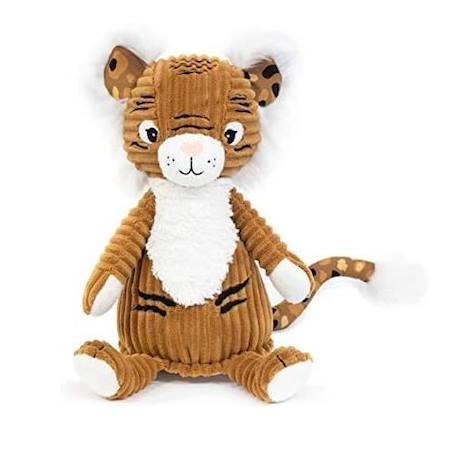 Peluche Les Deglingos Tigre Junior 22 cm - Marron - Peluche Douce et Pelucheuse MARRON 1 - vertbaudet enfant 