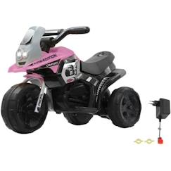 Jouet-Jeux de plein air-Tricycles, draisiennes et trottinettes-Tricycle électrique pour enfant Jamara E-Trike Racer Rose - 6V Batterie