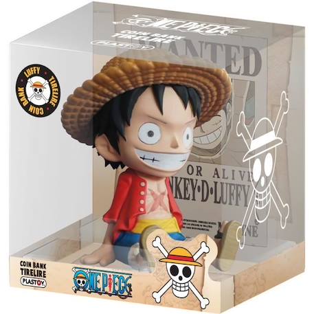 Tirelire One Piece - PLASTOY - Luffy ROUGE 2 - vertbaudet enfant 