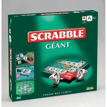 Scrabble Géant - Jeu de société - Mégableu BLANC 1 - vertbaudet enfant 