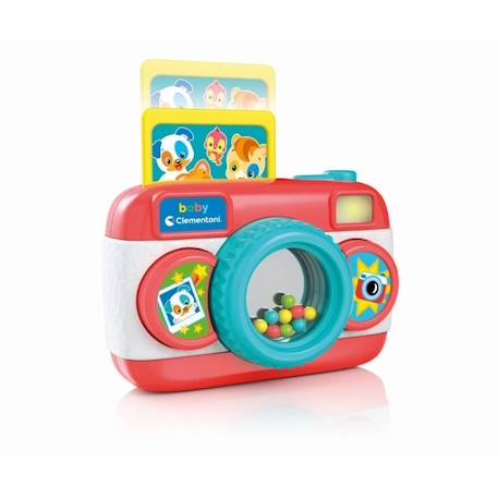 Jouet éducatif - Clementoni - Mon premier appareil photo - Mixte - A partir de 6 mois - Rouge, blanc et bleu ROUGE 1 - vertbaudet enfant 