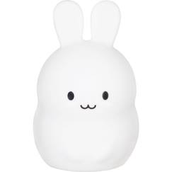 Puériculture-Veilleuse Lapin - ULYSSE - Grande - Silicone - 3 modes - 8 couleurs