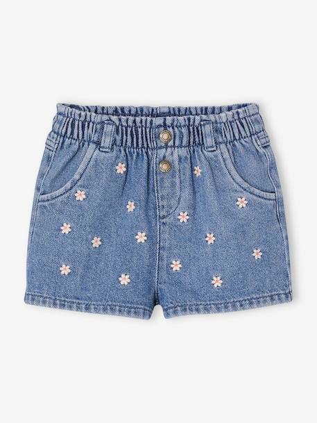 Short bébé en denim brodé double stone+stone 4 - vertbaudet enfant 