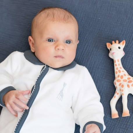 Pyjama bébé - TROIS KILOS SEPT - Sophie la Girafe - Blanc BLANC 2 - vertbaudet enfant 