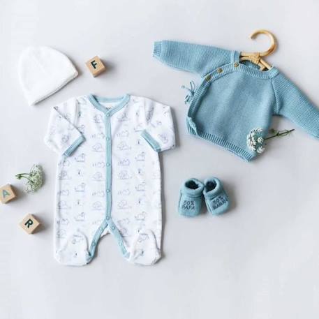 Pyjama bébé - TROIS KILOS SEPT BLEU 2 - vertbaudet enfant 