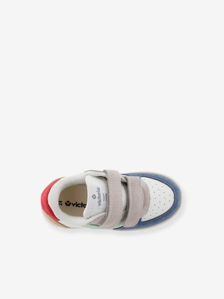 Baskets enfant Tiempo Tiras Serraje Multicolor bleu jean+rose 4 - vertbaudet enfant 