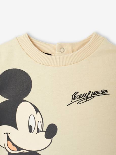Sweat-shirt bébé Disney Mickey écru 3 - vertbaudet enfant 