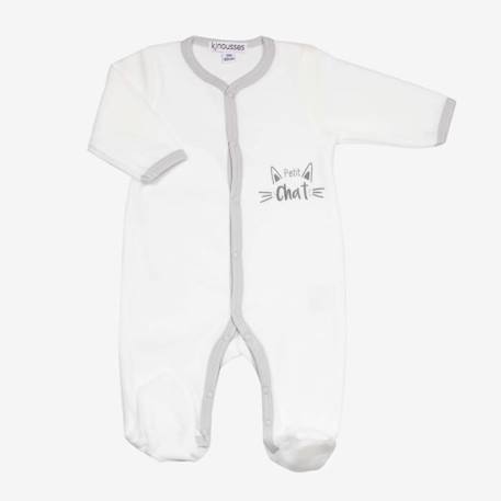 Pyjama bébé - TROIS KILOS SEPT BLANC 1 - vertbaudet enfant 