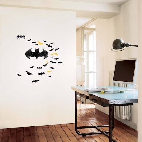 Stickers muraux Logo Batman XL NOIR 1 - vertbaudet enfant 