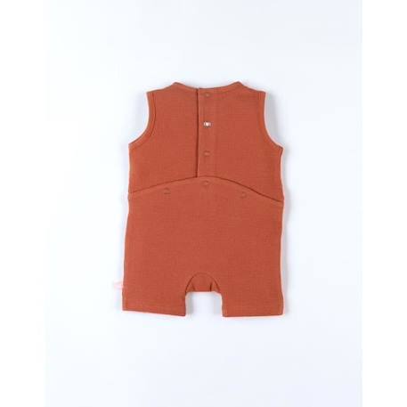 Combishort tigre en jersey gaufré ROUGE 4 - vertbaudet enfant 