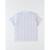 T-shirt manches courtes rayé imprimé 'Good Vibes' BLANC 4 - vertbaudet enfant 