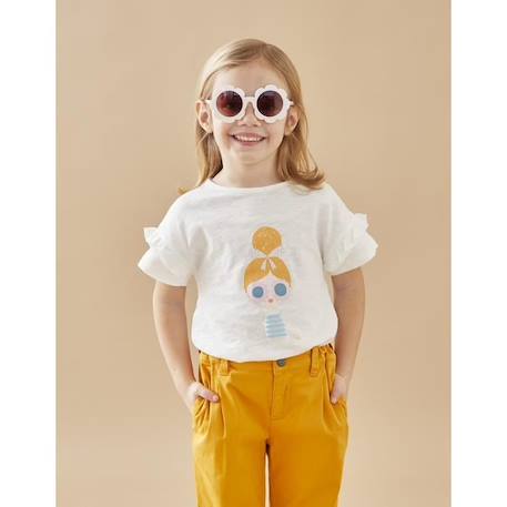 Bébé-T-shirt manches courtes imprimé fille