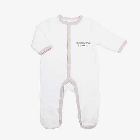 Pyjama bébé TROIS KILOS SEPT BLANC 1 - vertbaudet enfant 