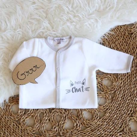 Pyjama bébé - TROIS KILOS SEPT BLANC 3 - vertbaudet enfant 