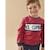 Sweat molleton graté ROUGE 2 - vertbaudet enfant 