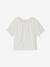 T-shirt col en broderie anglaise bébé écru 4 - vertbaudet enfant 