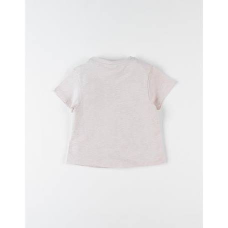 T-shirt manches courtes imprimé petite fille BEIGE 4 - vertbaudet enfant 