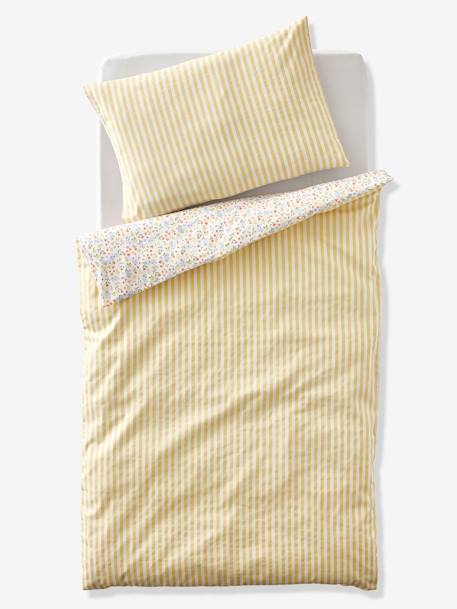 Housse de couette bébé réversible GIVERNY multicolore 6 - vertbaudet enfant 