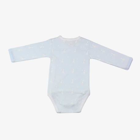 Body Bleu croisé - 1M - Sophie la Girafe® - TROIS KILOS SEPT BLEU 3 - vertbaudet enfant 