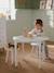 Lot 2 tabourets et table fleurs blanc 2 - vertbaudet enfant 