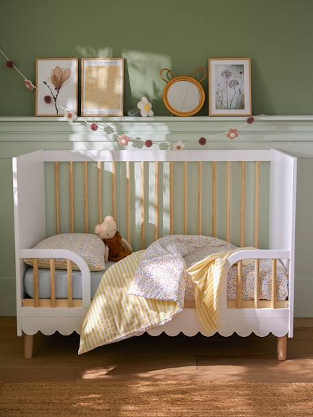 Housse de couette bébé réversible GIVERNY multicolore 2 - vertbaudet enfant 