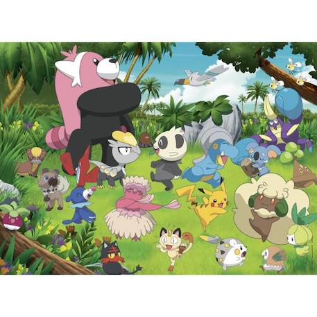 POKÉMON Puzzle 300 pièces XXL - Pokémon sauvages - Ravensburger - Puzzle Enfant 300 pièces - Dès 9 ans BLANC 2 - vertbaudet enfant 