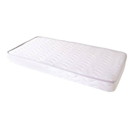 Matelas Climatisé 60x120x10cm - Matelas Bébé - Climatisé - 1 Face Été - 1 Face Hiver - Sans Traitement - Fabriqué En France BLANC 4 - vertbaudet enfant 