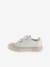 Baskets enfant Tribu Tiras Efecto Piel blanc 4 - vertbaudet enfant 