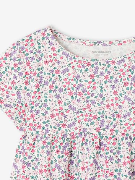 Ensemble fille robe + gilet mauve+rose imprimé 5 - vertbaudet enfant 
