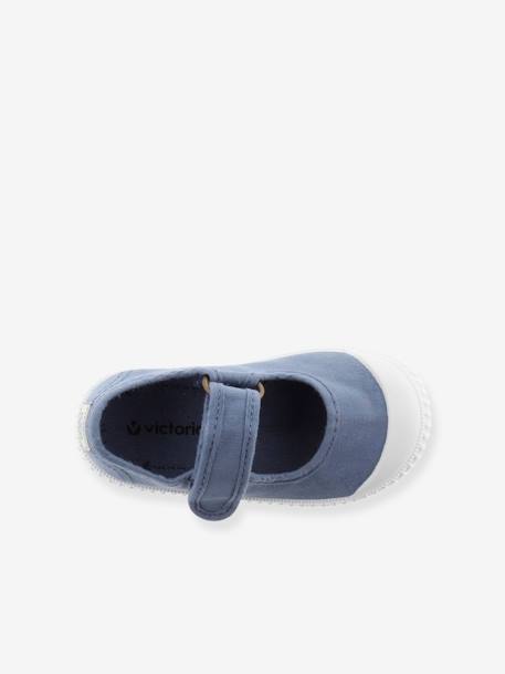 Ballerines enfant 1915 Mercedes Lona Tintada 136605 bleu jean 4 - vertbaudet enfant 