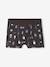 Lot de 5 boxers stretch graphiques garçon en coton bio écru 4 - vertbaudet enfant 