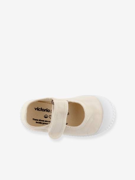 Ballerines enfant 1915 Mercedes Lona Tintada 136605 beige+bleu jean 4 - vertbaudet enfant 