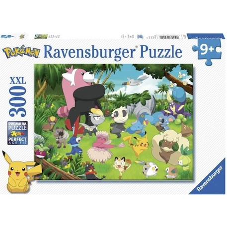 POKÉMON Puzzle 300 pièces XXL - Pokémon sauvages - Ravensburger - Puzzle Enfant 300 pièces - Dès 9 ans BLANC 1 - vertbaudet enfant 