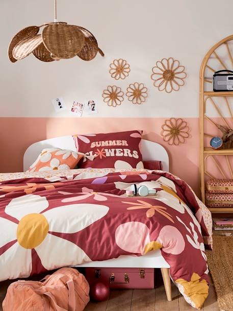 Parure housse de couette + taie d'oreiller enfant IBIZA, avec coton recyclé multicolore 6 - vertbaudet enfant 