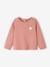 T-shirt bébé Basics manches longues bois de rose+caramel 1 - vertbaudet enfant 