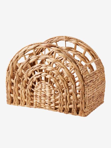 Panier de rangement Arc-en-ciel en jacinthe d'eau bois 2 - vertbaudet enfant 