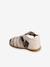 Sandales premiers pas bébé beige irisé+blanc imprimé+or 3 - vertbaudet enfant 