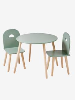 Ensemble de chaises et table en bois ligne ARC-EN-CIEL  - vertbaudet enfant