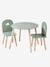 Table et chaises enfant Arc en ciel vert sauge 4 - vertbaudet enfant 