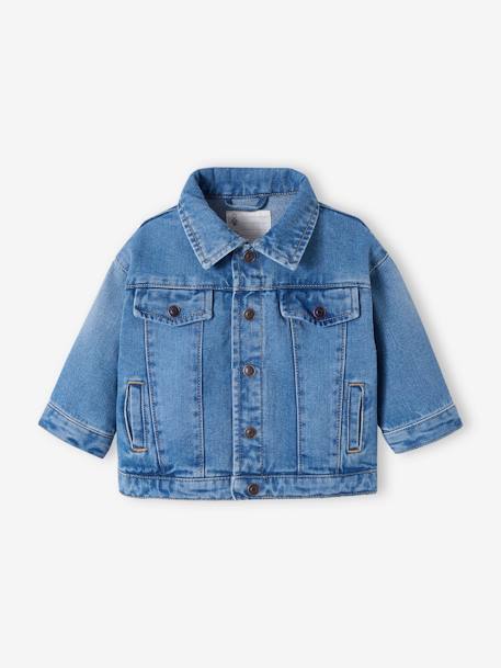 Veste bébé en jean stone 1 - vertbaudet enfant 