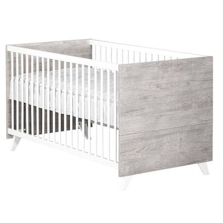 Lit bébé évolutif 140x70 - Little Big Bed en bois GRIS 2 - vertbaudet enfant 