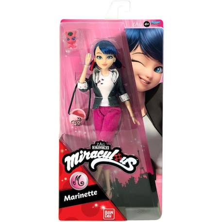 Miraculous Ladybug - Poupée mannequin 26 cm Marinette - BANDAI ROSE 4 - vertbaudet enfant 