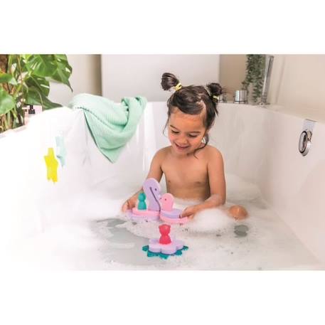 Puzzle de bain - QUUT - La mare enchantée - Mixte - 12 mois - Multicolore VIOLET 2 - vertbaudet enfant 