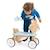 Porteur Faon en bois - LE TOY VAN - Pour enfant de 12 mois à 3 ans - 4 roues - Bleu BLEU 4 - vertbaudet enfant 