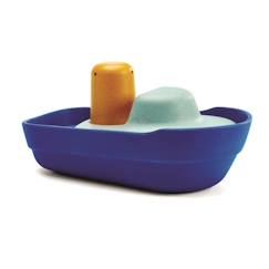Jouet-Premier âge-Jouets de bain-Plan Toys - Grand bateau modulable bleu 21 cm - ASA TOYS