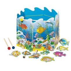 Jouet-Jeux de plein air-Jeux de plage-Jeu de pêche à aimants GOKI - 56884 - 19 pièces - Pour enfant de 3 ans et plus