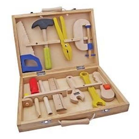 Coffret à outils - NEW CLASSIC TOYS - Bois - Pour Enfant - 10 éléments BEIGE 1 - vertbaudet enfant 