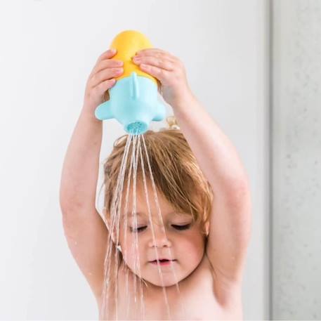 Jouet de bain - QUUT - Squezzi Sous-marin - Silicone - Jaune - Pour enfants de 12 mois et plus JAUNE 3 - vertbaudet enfant 