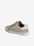 Baskets enfant fille cuir à scratchs bordeaux+or+rose 9 - vertbaudet enfant 