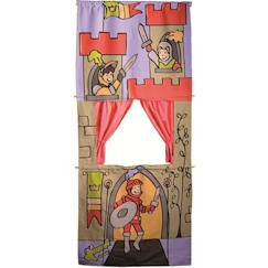 Jouet-Théâtre à marionnettes en tissu - Chevaliers - EGMONT TOYS - Rouge - Mixte - A partir de 3 ans